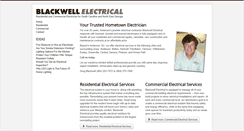 Desktop Screenshot of blackwellelectrical.com